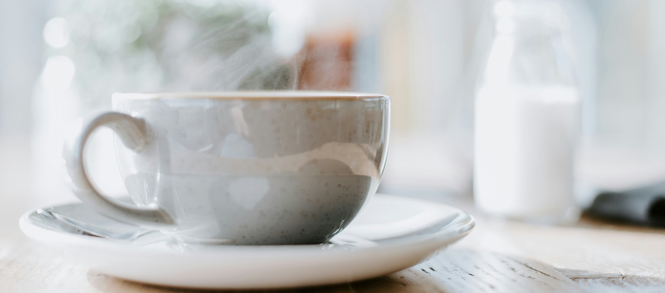 Coffee cup in cafe